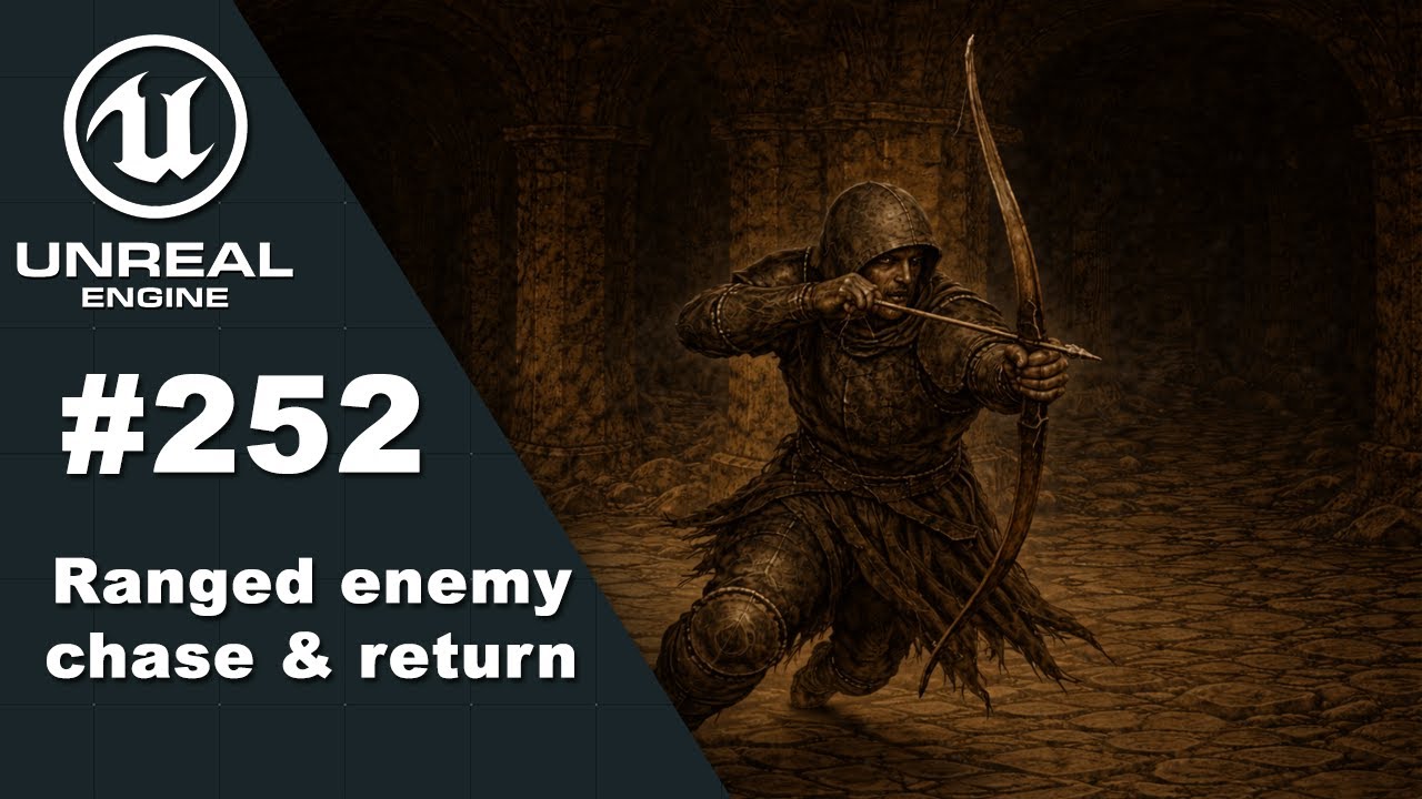 RPG Tutorial 252. Ranged enemy chase and return (Unreal Engine 5) - YouTube