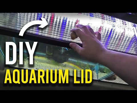 DIY Aquarium Lid, Fish Tank Top, Covers made out of Polycarbonate Greenhouse Panels!
