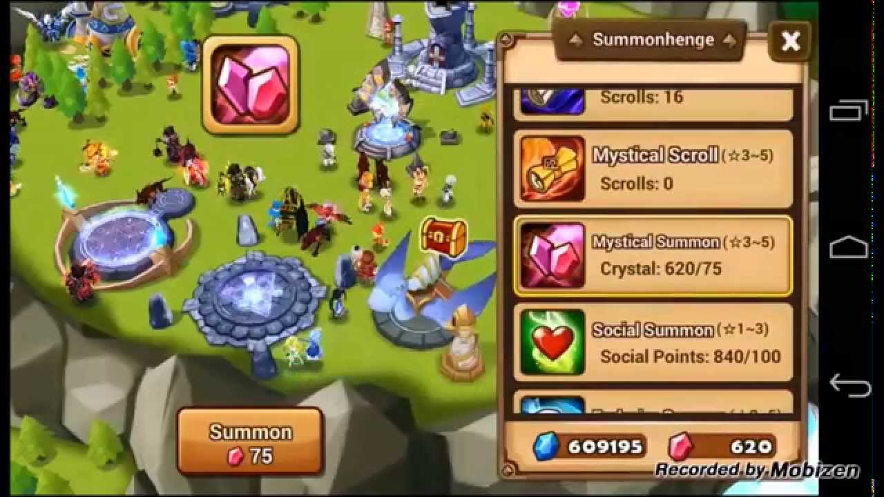 Summoners War Mystical Scrolls Summoning Lightning with L&D Scroll - Koa Bosk