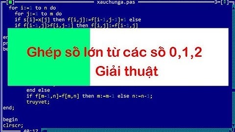 Ghép số từ các số 0,1,2 - Match - Thầy Quách Văn Lượm
