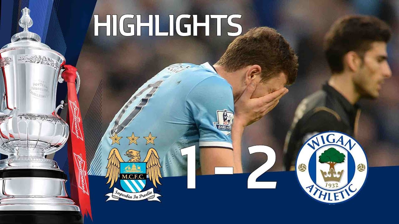 MANCHESTER CITY VS WIGAN ATHLETIC Official goals and highlights FA Cup Sixth Round HD - YouTube