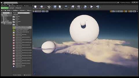 Driving Niagara with baked fluid simulation, UE, TEST 09