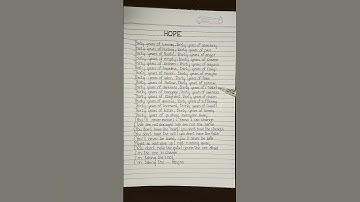 Thumbnail of hope lyrics nf