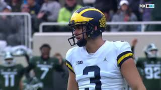 Michigan vs state football highlights 2018