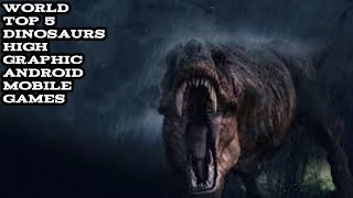 World Top 5 Dinosaur’s  high graphic Android mobile games. Shuvo So Gaming. screenshot 1