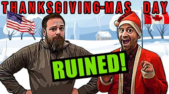 American reacts to CANADIAN Christmas Gifts (on US Thanksgiving)