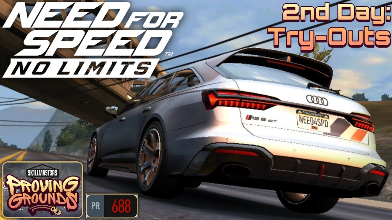 [Need For Speed: No Limits] Proving Grounds: Audi RS6 Avant GT - 2nd Day: Try-Outs