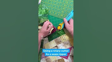 Works best with straight seams! #shorts #quilting #quiltinghacks