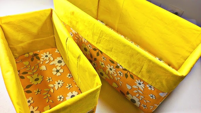 Easy Fabric Covered DIY Storage Box (from Cardboard) – Sustain My