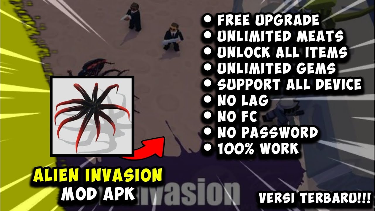 ALIEN INVASION MOD APK [ NO PW ] VERSI TERBARU!!!