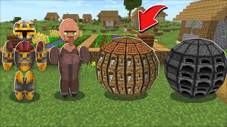 Minecraft DONT ENTER THE FORBIDDEN SPHERE DIMENSION MOD / DANGEROUS CIRCLE CREATURES! Minecraft Mods