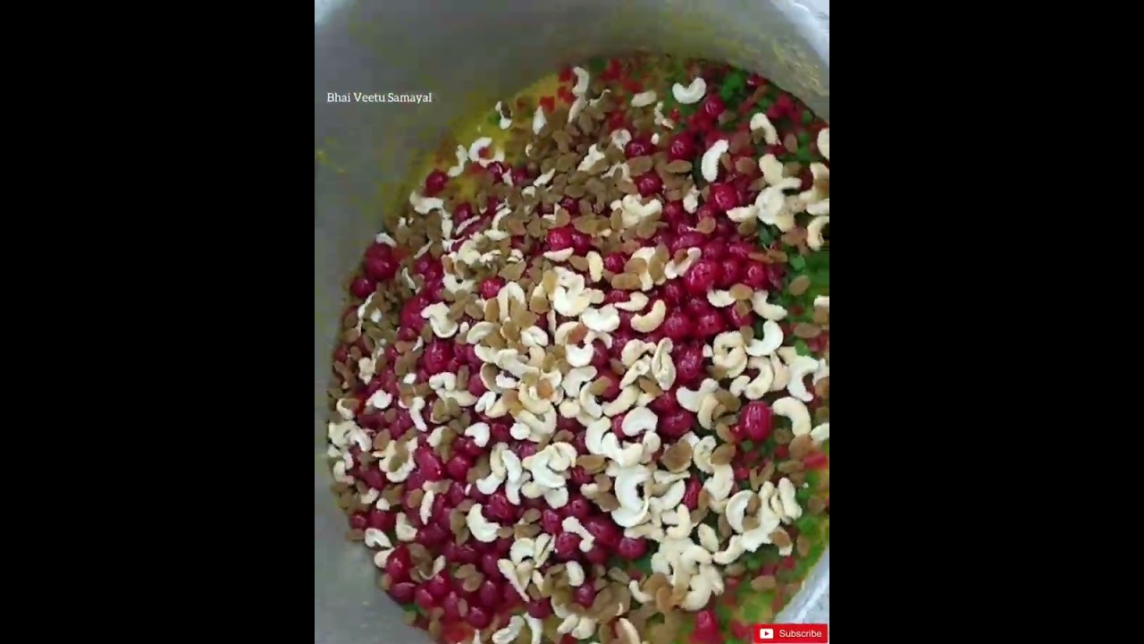 Fruit kesari mixing video in tamil | bhai veetu samayal | shorts | tamil