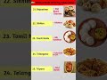 🇮🇳 Famous Foods Of Every Indian State #food #gk #education #infogk #gkquiz