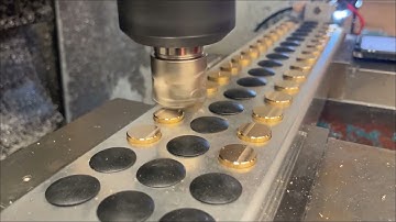 Tandem milling and chamfering 28 pieces in 42 seconds!