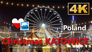 Katowice - Christmas Markets, Poland ► Travel Video, 4K ► Travel in Poland #TouchChristmas