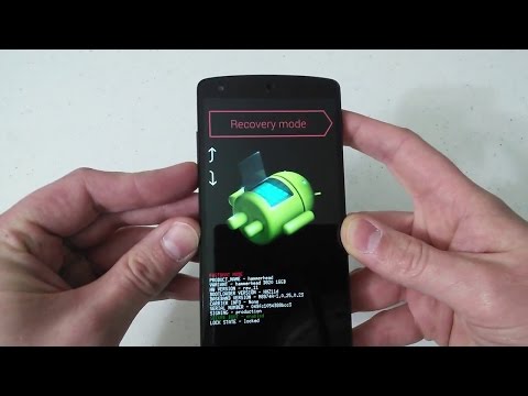 Nexus 5 Hard Factory Reset Fastboot Bootloader Recovery Mode