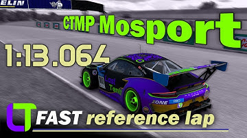 CTMP "Mosport" 911 GT3R Fast Lap - iRacing 2022S4 [w/ TELEMETRY]