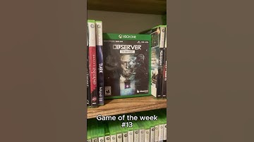 Game of the week #13 #Observer #xbox #gamecollecting #gaming #psychologicalhorror #horror
