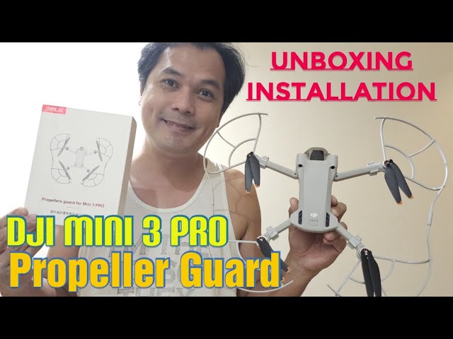 DJI Mini 3 Pro Propeller Guard : StartRC : Unboxing Installation and Test 