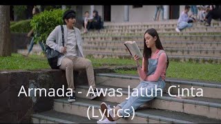 Armada - Awas Jatuh Cinta (Lyrics Cover Tereza Fahlevi)