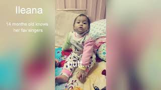 1 YEAR OLD KNOWS HER FAVOURITE SINGER (1 yr 1 m) - Khasi Baby girl from shillong