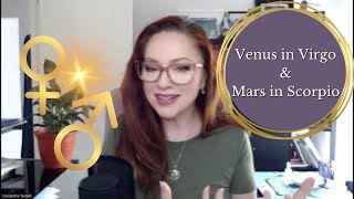 VENUS IN VIRGO + MARS IN SCORPIO - a change in the weather