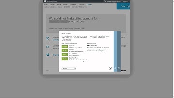 Activating Windows Azure