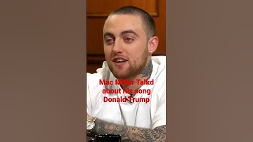 Thumbnail of Mac Miller Talks about his song Donald Trump and how it blew up #macmiller #music #rap #donaldtrump