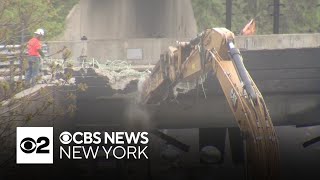 I-95 bridge demolition begins after fiery tanker crash in Norwalk, Connecticut