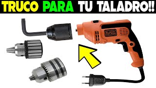 TRUCO para tu TALADRO como cambiar el PORTABROCAS o MANDRIL black and decker/dewalt/casals.