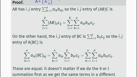 MATH0005 L35: Matrix multiplication 2