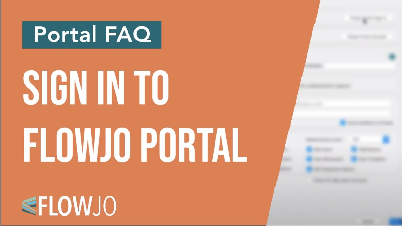 How to Sign into your FlowJo Portal Account YouTube