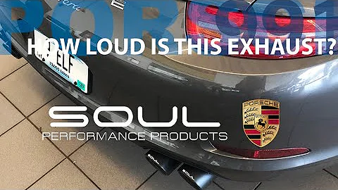How loud is my Porsche 911's Soul Performance Valved Sports Exhaust?
