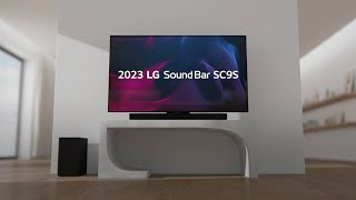 2023 LG Sound Bar SC9S | LG OLED evo C Serisi ile Mükemmel Uyum Resimi