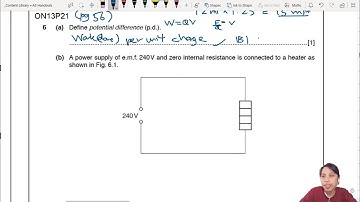 9.3c Ex3 ON13 P21 Q6 Heater Wire Power Dissipated | AS Electricity | Cambridge A Level 9702 Physics