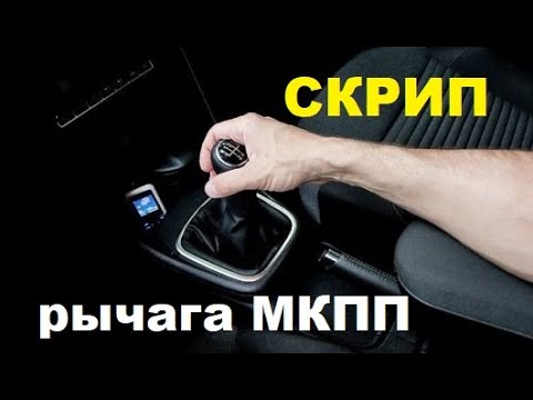 Как устранить СКРИП рычага МКПП?