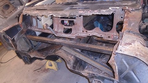 1968 Pontiac Firebird Restoration Update, Part 3,  Rusty Firewall Removed , lastchanceautorestore co