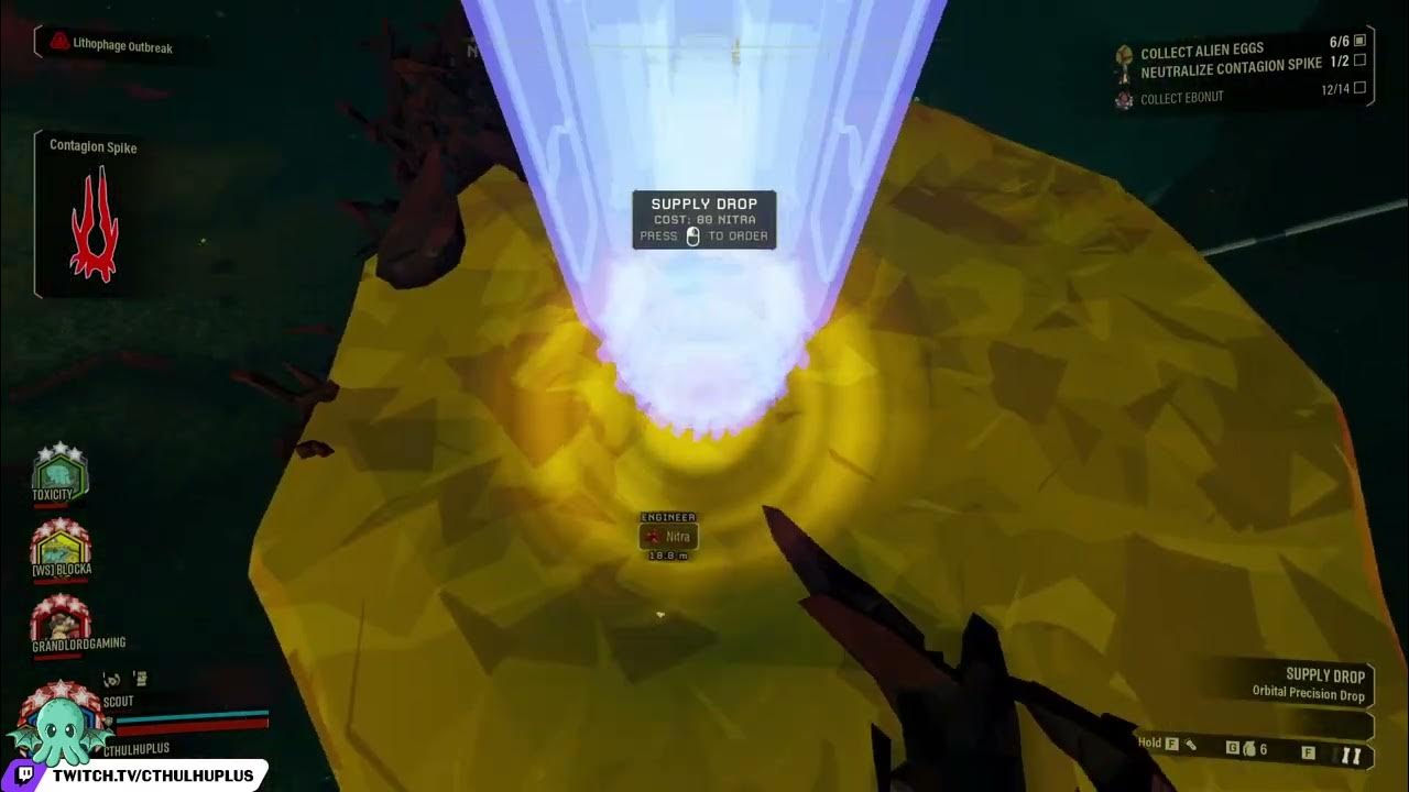 Deep Rock Galactic Egg Hunt Lithophage Outbreak Scout AI Stability