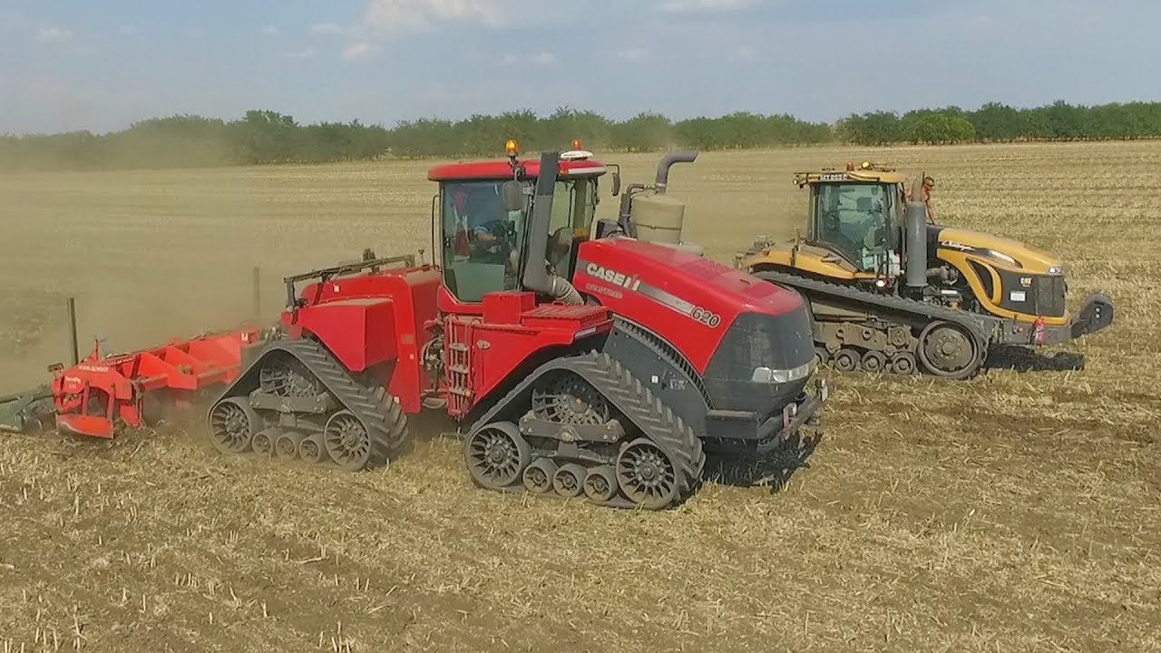 CASE IH Quadtrac 620 vs. CAT Challenger 865C TALAJLAZÍTÁS Subsoiling 2017 YouTube