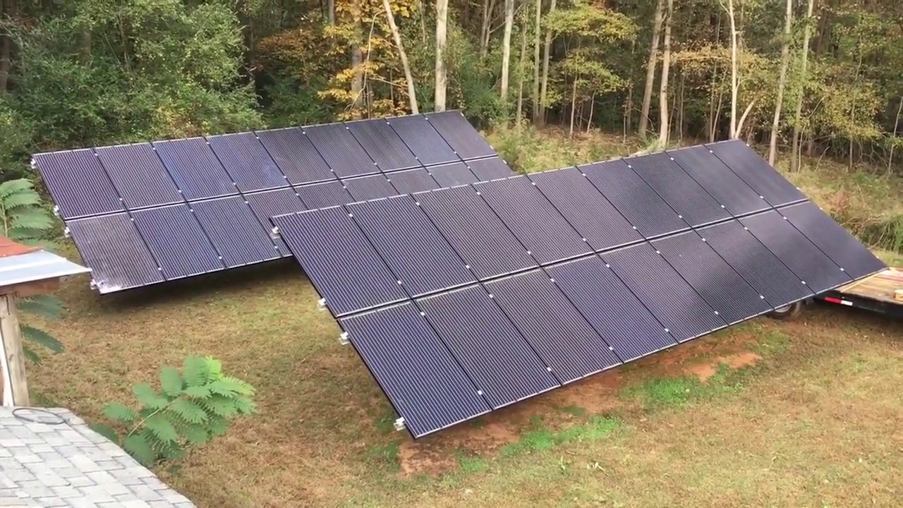 Solar Ground Mount Build w/Engineer775 - YouTube