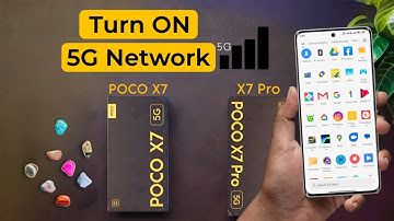 How to Enable 5G Network on Poco X7 Pro | Poco X7 5G Network Settings