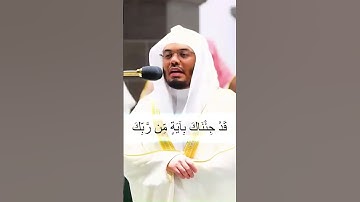 إنا قد أوحي إلينا أن العذاب على من كذب و تولى|تلاوة خاشعة و مميزة من سورة طه للشيخ ياسر الدوسري