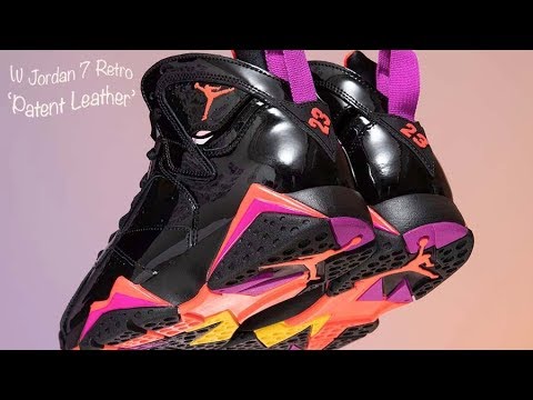 jordan 7 black patent