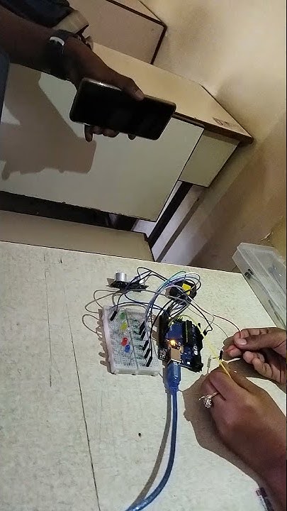 led distance indicator using Arduino, ultrasonic sensor and buzzer ...