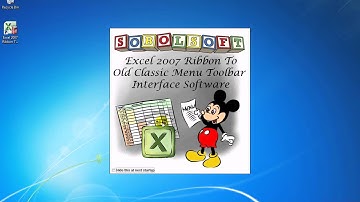 How To Use and Uninstall Excel 2007 Ribbon to Old Classic Menu Toolbar Interface Software