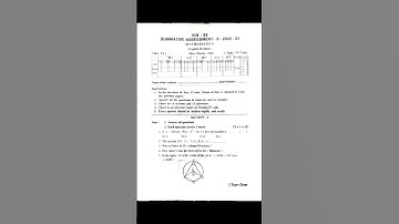 9th Class SA2  Maths exam paper 💯 pakka real paper Plzzzz subscribe