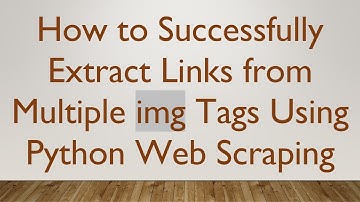 How to Successfully Extract Links from Multiple img Tags Using Python Web Scraping