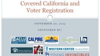 Covered california and voter registration