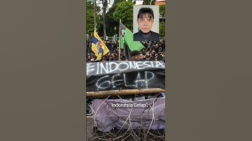 What are the ‘Dark Indonesia’ protests?