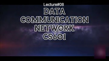 Lecture#08 " 3/5 Conversion | Digital-Analog & Analog-Digital Conversion | CS601 | CCN |  Urdu/hindi